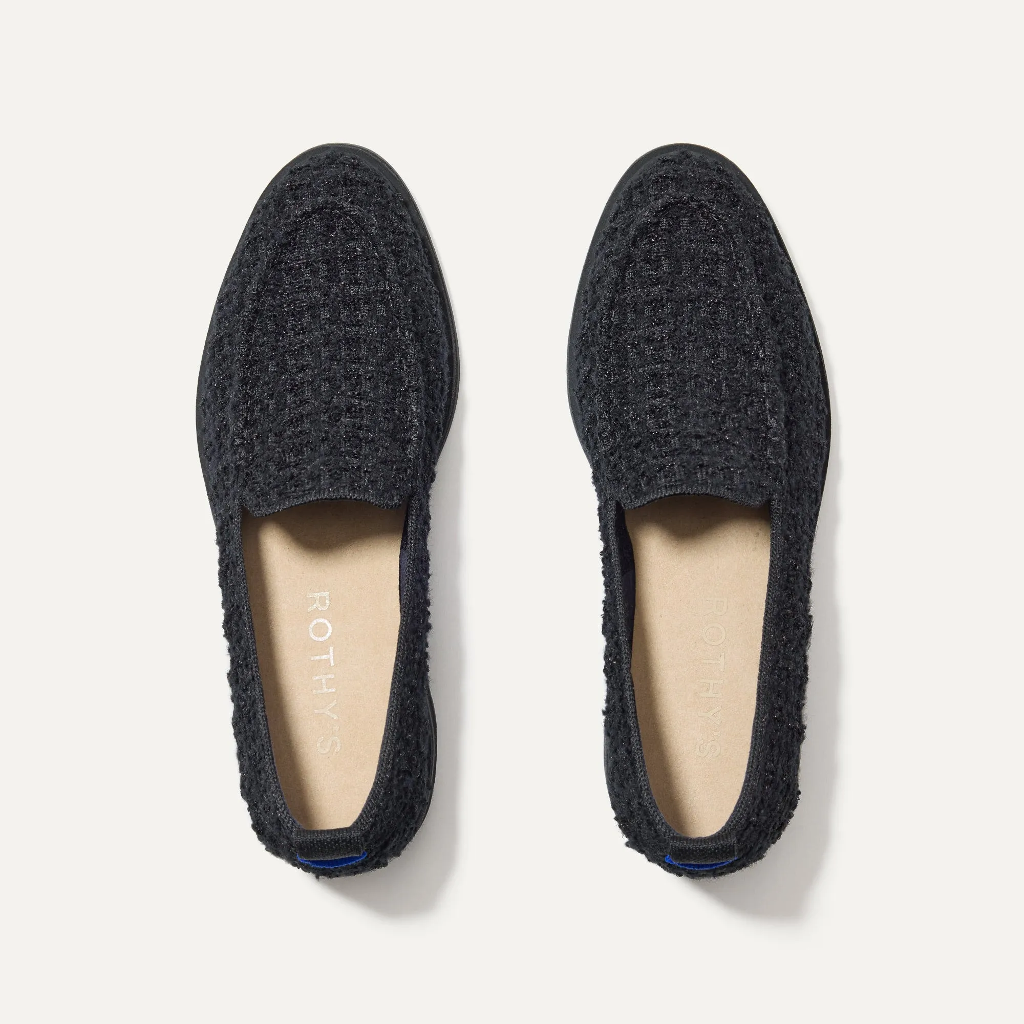 The Lug Loafer - Black Bouclé