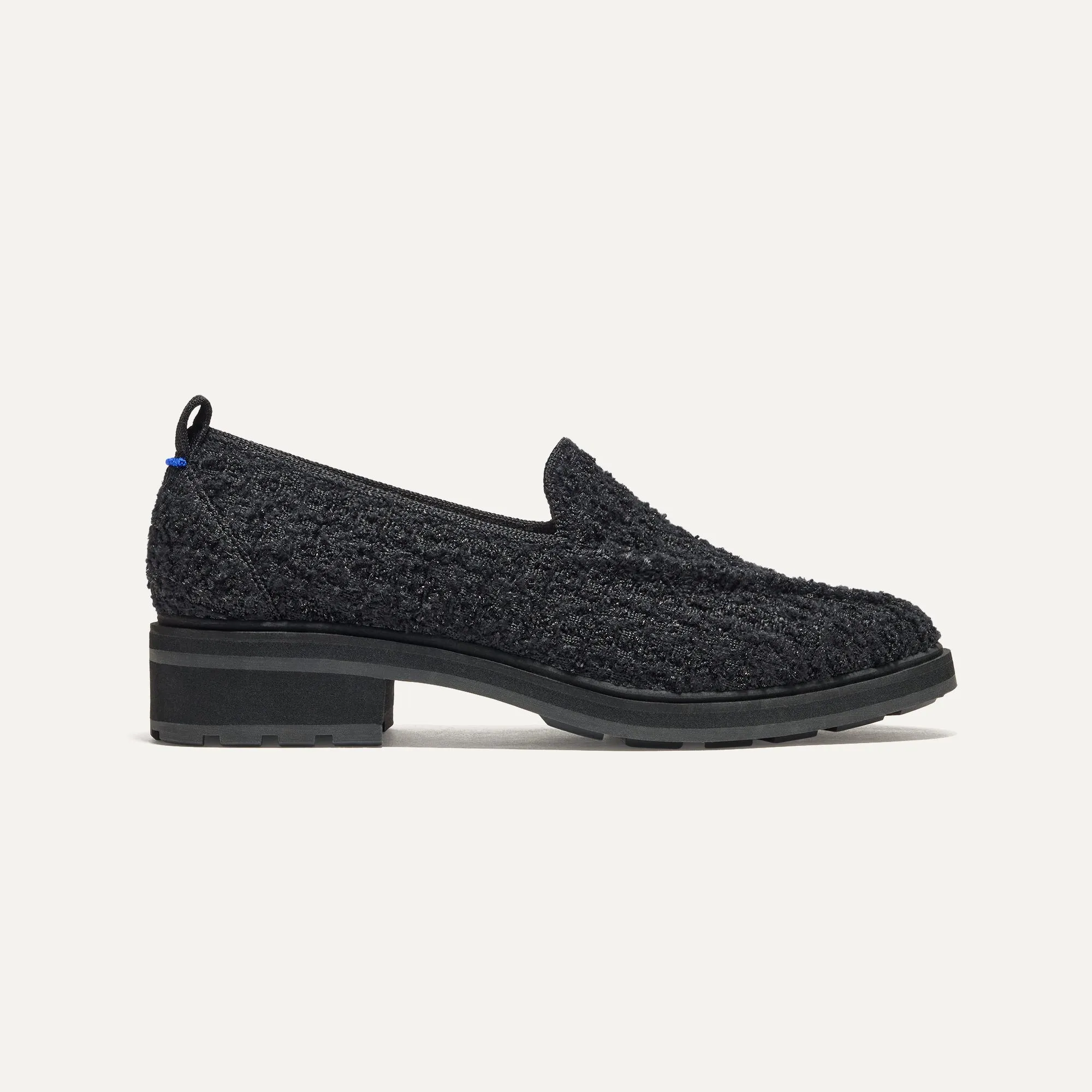 The Lug Loafer - Black Bouclé