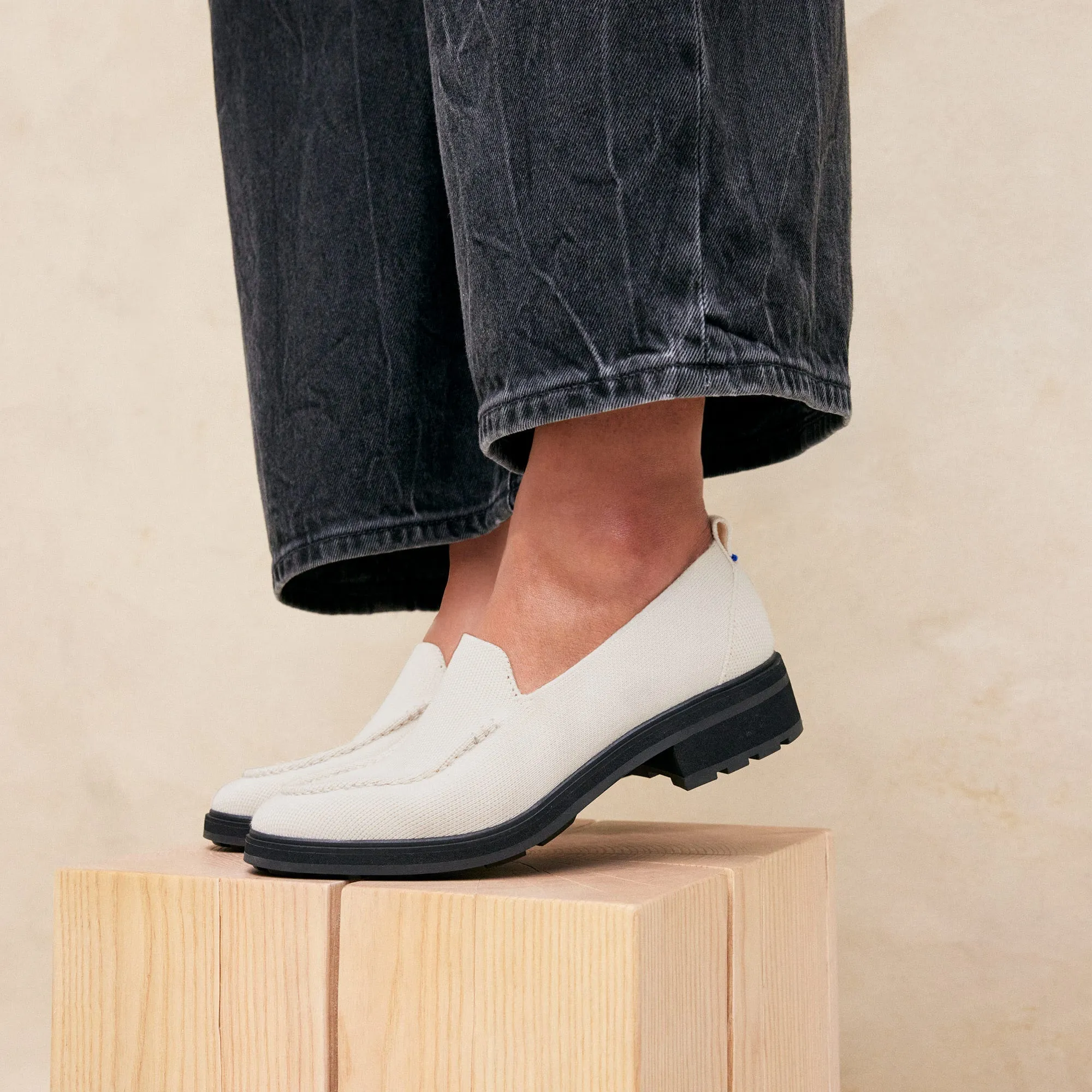 The Lug Loafer - Ivory