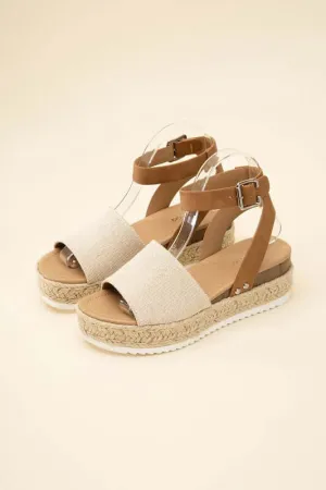 TOPIC-S Espadrille Ankle Strap Sandals