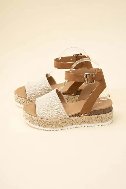 TOPIC-S Espadrille Ankle Strap Sandals