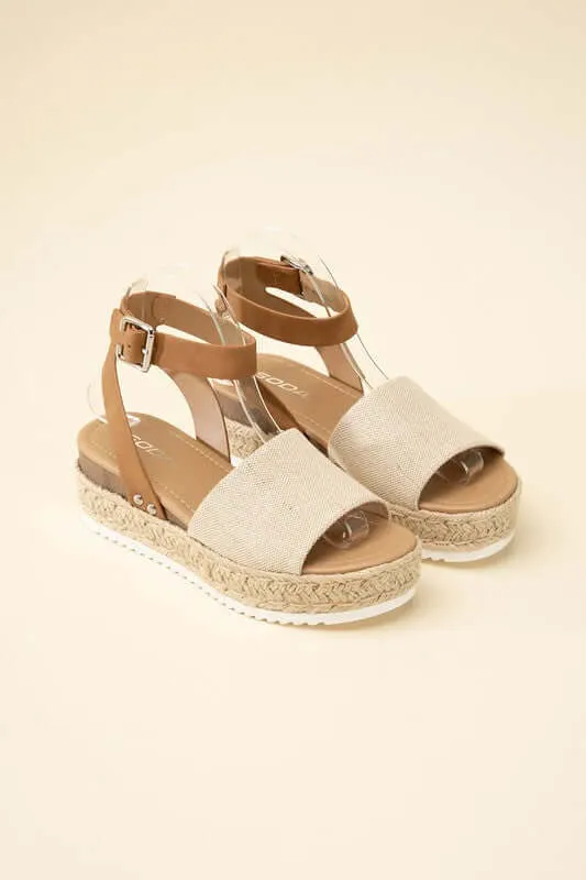 TOPIC-S Espadrille Ankle Strap Sandals