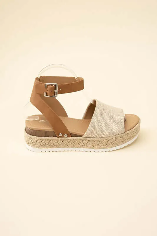 TOPIC-S Espadrille Ankle Strap Sandals