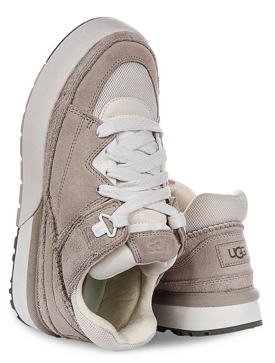 Ugg Australia Goldencush Trainer In Light Grey