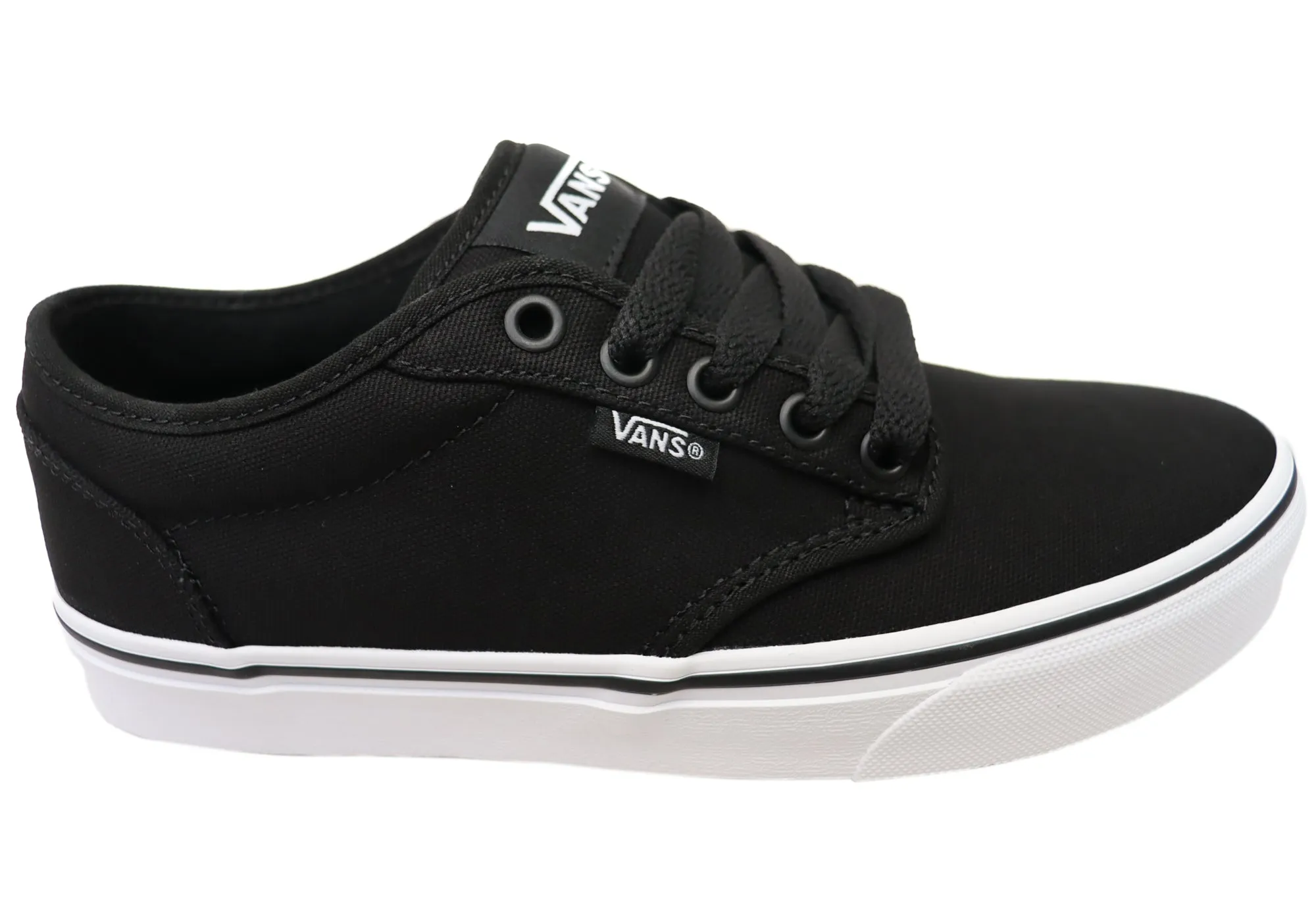 Vans Mens Atwood Canvas Comfortable Lace Up Sneakers