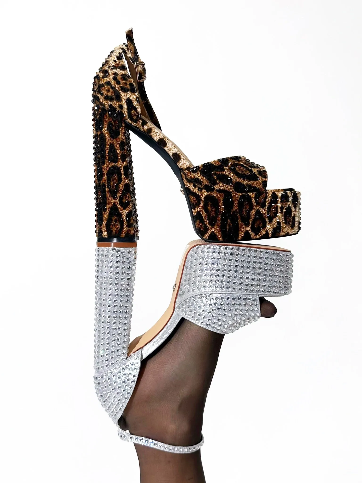 WILMORE-MULTI LEOPARD PLATFORM HEEL