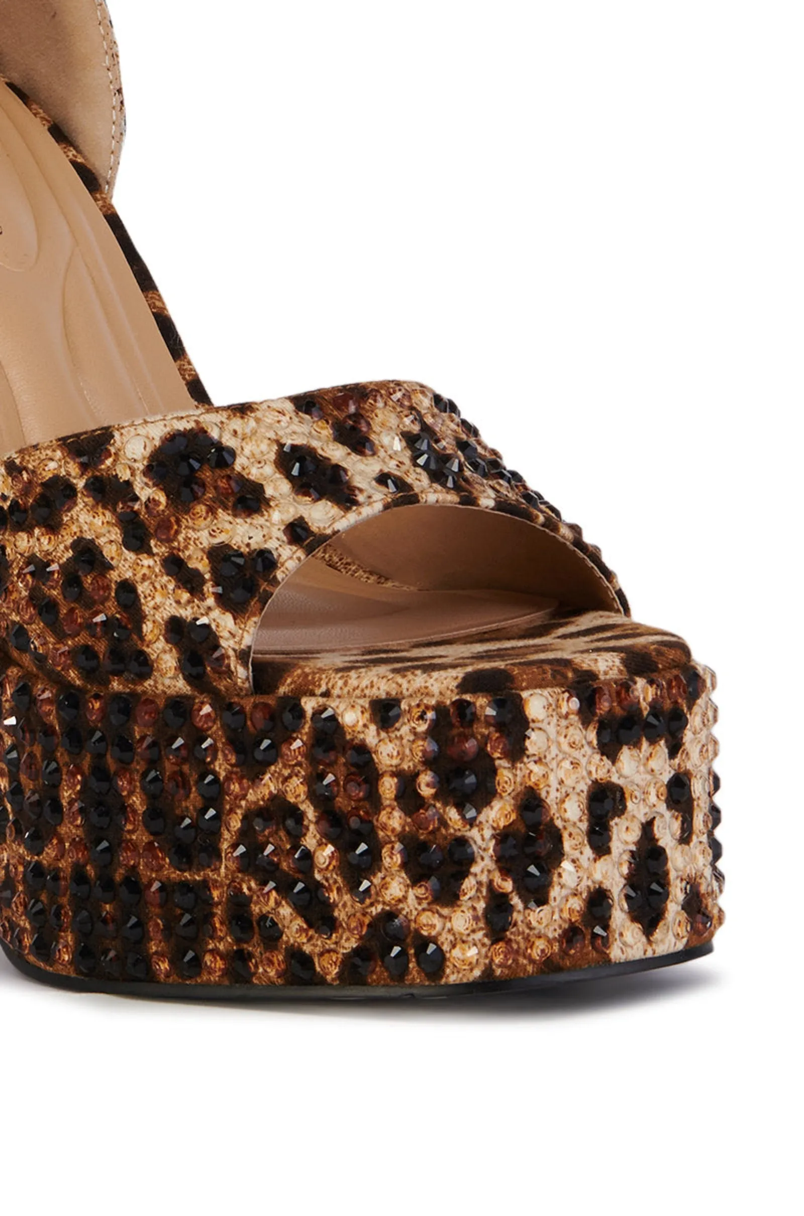 WILMORE-MULTI LEOPARD PLATFORM HEEL