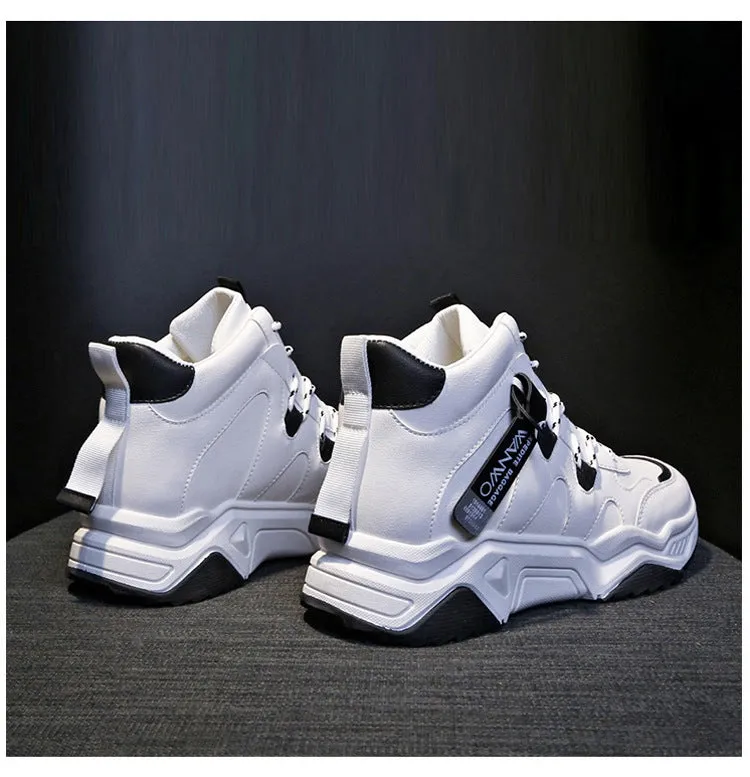 Women White Ankle Trainers