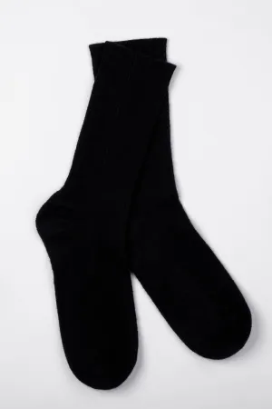 Women's Cashmere Socks - Black