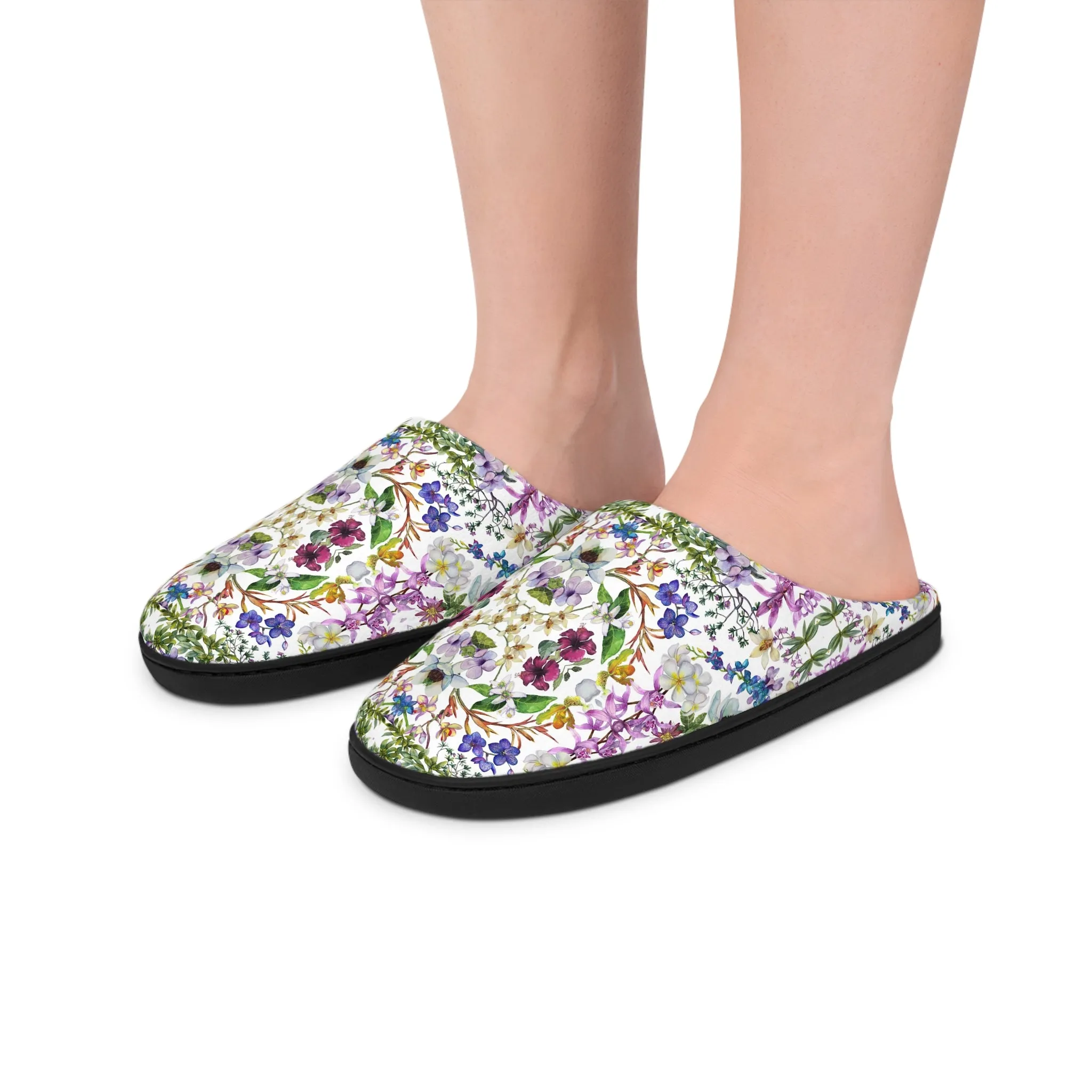 Women's Indoor Slippers - Orchid Light Botanicals Collection (Kaleidoscope)